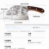 Faca de Cozinha Longquan Faca Doméstica Cozinha Forjada Faca de Cortar e Picar Dupla Finalidade Cabeça Redonda Faca Afiada para Cortar Ossos Faca Comercial para Matar Peixe