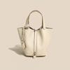 Bolsas Populares para Mulheres 2025, Bolsas Cesta de Couro Bovino de Primeira Camada, Bolsas Saco Versáteis, Bolsas Femininas de Couro Genuíno, Bolsas de Mão de Luxo