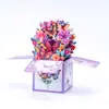 Tarjeta de Felicitación Navideña con un Toque de Lujo, Tarjeta de Felicitación para el Día del Maestro con Mariposas Revoloteando, Caja 3D Hecha a Mano que Puede Añadir Música y Luces