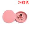 Aleación de Metal Colorido Botones para Chaqueta de Plumas Redondos a Prueba de Arena Cuatro Botones Equipaje Cobre Botones No Oxidantes