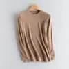 Cashmere 100% Puro Masculino Fino Imitação Fio 68 Gola Redonda Solto Estilo Casual Versátil Malha para Usar por Baixo Outono e Inverno Novo Estilo
