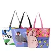 Bolso de Hombro PP Tejido Personalizado Gran Capacidad Exposición de Ropa Piel de Serpiente Mudanza Bolso Tejido Laminado Personalizado con Logo