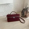 Bolso cruzado casual de bloques de color retro transfronterizo para mujer, nuevo modelo 2026, bolso cuadrado pequeño versátil de gamuza, de moda para llevar cruzado