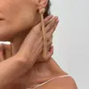 Joyería Transfronteriza Europea y Americana Simple Collar de Cadena con Borla de Metal en Forma de Y Estilo Frío Cadena para Clavícula de Cuentas CCB Multicapa