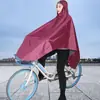Poncho de Lluvia Individual para Bicicleta Compartida Impermeable para Adulto Estudiante Impermeable de Ciclismo Bicicleta Hombres Mujeres Impermeable de Tela Oxford Engrosada Estilo Nuevo