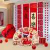 Novo Conjunto de Faixa de Aniversário para o Primeiro Aniversário do Bebê, Decoração Estilo Chinês para Meninos e Meninas