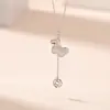 Pingente de Cavalo do Zodíaco Banhado a Ouro Prata de Lei S925 Yiluyin, Riqueza Instantânea, Ano do Cavalo, Ano Zodiacal, Conjunto de Colar da Moda
