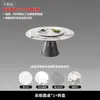Mesa de Jantar Super Pedra de Cristal Luxo Pedra Moderna Simples Combinação de Mesa e Cadeiras para Casa Mesa Redonda Apartamento Pequeno Mesa Redonda de Micro Pedra de Cristal