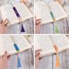 Fabricante en stock diy Cristal epoxi cinta borla colgante soporte para libro grande, mediano y pequeño marcador molde de silicona cuboide