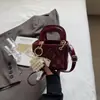 Bolso de Mano Pequeño de Moda para Mujer 2026 Nuevo Modelo Mini Nicho Bolso Lady Dior Acolchado Bolso Cruzado de Hombro para Viajes