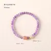 Design de Pulseira de Ametista Doce e Sonhadora, Pulseira de Cristal com Contas Estilo Chinês, Temperamento, Moda, Joias Frescas e Jovens para Atacado