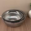 Cesta multiusos de acero inoxidable con orificios densos, cesta para lavar arroz, colador para lavar arroz, cuenco de drenaje binaural, multifuncional, para lavar verduras, arroz y frutas.