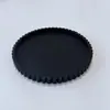 Bandeja de Armazenamento Redonda de Renda de Silicone Transfronteiriça, Caixa de Armazenamento com Padrão de Mármore, Prateleira de Bancada sem Furo, em Estoque