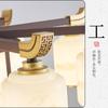 Nueva Lámpara de Araña de Estilo Chino Lámpara de Sala de Estar Arte en Hierro Lámpara de Techo para Comedor Estilo Chino Zen Lámpara de Dormitorio hacia abajo 2025 Nuevo Estilo