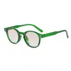 Novos Óculos de Sol Redondos com Tachas Raine para Homens e Mulheres, Estilo Europeu e Americano, Moda Retrô, Escolhas de Influenciadores, Óculos de Sol Simples para Proteger do Sol