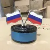 Adornos de Bandera Nacional Transfronterizos Aromaterapia para Coche Rotación Sensible a la Luz Perfume para Coche Fragancia de Larga Duración Decoraciones para la Consola Central del Coche