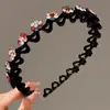 Diadema de lunares estilo coreano 2026, Inductora de dopamina, Preciosa diadema para uso diario, Accesorio para el cabello femenino de verano