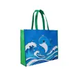 Bolsas de Tela No Tejida Personalizadas con Laminado, Bolsas Impermeables para Bebidas, Bolsas de Compras de Gran Capacidad con Impresión de Logo