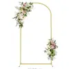 Arco de Bodas Arco de Globos Kit de Arco Metálico Multifuncional Decoración de Lugar de Fiesta con Arco de Globos