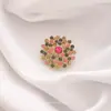 Broche de Laço Coração Simples para Mulheres, Corsage de Luxo, Alfinete Anti-Exposição para Gola Feminina, Alfinete de Cardigã, Acessório de Roupa