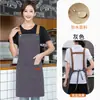 Delantal Estampado de Logo Personalizado Especial para Catering Nuevo Impermeable Hotel Restaurante Cocina Delantal Ropa de Trabajo Personalizada para Mujeres