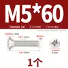 Parafuso Autoatarraxante Cruzado de Aço Inoxidável 304 Banhado a Ouro Cabeça Semi-Chata M2M.5M3M4M5M6M8M10