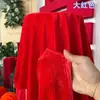 Fábrica directa de tela de terciopelo dorado para bodas ahora tela de terciopelo grueso para mesa de conferencias mantel al por mayor