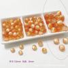 [Caramelo colorido] Cuentas redondas acrílicas imitación ojo de gato diy hechas a mano cuentas sueltas accesorios pulsera materiales de joyería