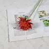 Flor Artificial Flor de Fênix para Cabelo Cardo flor de seda de alta qualidade Arranjo de flores retrô europeu Decoração suave para salão de casamento Decoração de hotel flor artificial