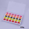 Bobina de Máquina de Coser Doméstica en Caja 2518P Bobina de Plástico Transparente de Colores Carrete de Hilo de 9 Colores Bobina Doméstica