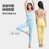 Nueva ropa de yoga para mujer, chaleco de moda con almohadilla para el pecho, ropa interior deportiva a prueba de golpes, top de fitness y pilates.