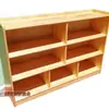 Gabinete de Juguetes de Madera Maciza para Jardín de Infancia. Gabinete de Gabinete Mongol Gabinete de Libros para Materiales Didácticos. Estantería de Almacenamiento para Niños. Gabinete de esquina para área de almacenamiento de bloques de construcción