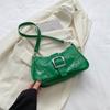 Bolso Simple Retro de Axila 2023 Verano Nueva Moda Trendy Casual Bolso de Hombro Patrón Distintivo de Cocodrilo Bolso Pequeño