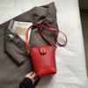 Hermoso Bolso de Cubo Simple para Mujer Estilo Coreano Nicho Casual Bolso de Hombro 2025 Primavera y Verano Nueva Moda Estilo Occidental Bolso Cruzado