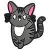 Gato de Dibujos Animados Lindo Mascota Gato Cueva Zapatos Accesorios Jardín Playa Zapatos Zapatos Flor Decorativa PVC Goma Suave Hebilla de Zapato Mayoreo