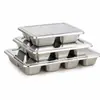 Caja de condimentos dividida de acero inoxidable 304 con tapa, caja de almacenamiento de condimentos para cocina comercial, disponible en opciones de ocho compartimentos y seis compartimentos, adecuada para puestos