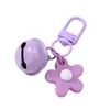 Chaveiro de Flor Sino Colorido Pingente Criativo DIY Feito à Mão Coração de Menina Bolsa de Fone de Ouvido Fivela de Porta Pingente Lote