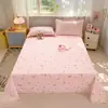Juego de Cuatro Piezas 100% Algodón Peinado, Funda de Edredón Individual Engrosada, Ropa de Cama para Dormitorio de Estudiantes, Juego de Tres Piezas de Sábana Ajustable