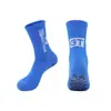 Calcetines de fútbol de entrenamiento profesionales para hombre, calcetines deportivos con planta de rizo, calcetines antideslizantes con puntos de goma, calcetines transpirables y absorbentes de sudor de media pantorrilla al por mayor