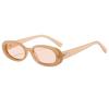 Nuevas gafas de sol retro personalizadas de moda ovaladas con montura pequeña, gafas de sol informales para exteriores, para sesiones de fotos callejeras, gafas de sol anti-UV de moda
