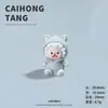 Set de Animales Locos de Dibujos Animados de Resina Simulada Adornos Pequeños DIY Resina Simulada Adornos Pequeños 3D Accesorios para Colgantes