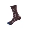 Calcetines Divertidos de Moda Novedosos Talla 37-44 Calcetines de Longitud Media para Hombres y Mujeres Calcetines Rústicos Calcetines de Algodón Calcetines de Pintura al Óleo Flor Real