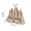 Artesanías de resina para paisajes en miniatura tipo pirámide, decoraciones para plantas en maceta, accesorios para mesa de arena psicológica, adornos para tiendas de mascotas, transfronterizo