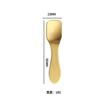 Acero Inoxidable 304 Mango Corto Cuchara Pequeña Cuchara para Helado Cuchara para Postre de Helado Hogareña Creativa para Niños Mini Cuchillo, Tenedor y Cuchara