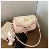 Bolso Bandolera Cruzado de un Solo Hombro Fresco a Cuadros Dulce y Lindo con Diseño de Patchwork, Nuevo Moda 2026 Elegante para Viajar Diariamente Casual