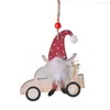 Decoraciones Navideñas Nuevas Transfronterizas Colgantes Navideños Árbol de Navidad Hombre Mayor Sin Rostro Colgante de Rudolph