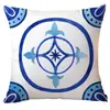 Funda de almohada geométrica de verano de limón para Amazon transfronterizo, tela para el hogar, funda de cojín para sofá, venta directa de fábrica