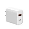 Carregador de porta dupla US PD20w Certificação UL/FCC aplicável ao carregador CA para tablet Apple 12iPad