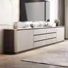 Armário de TV 2026 70cm de Altura de Chão Modelo Novo Sala de Estar Uso Doméstico Laje Rochosa Quarto Madeira Maciça Armazenamento