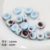 Cuentas de Cerámica Azules Separadas por Cuentas Pez Payaso Estrella Pulsera Collar Cadena para Teléfono Móvil Accesorios de Joyería Hechos a Mano DIY Material